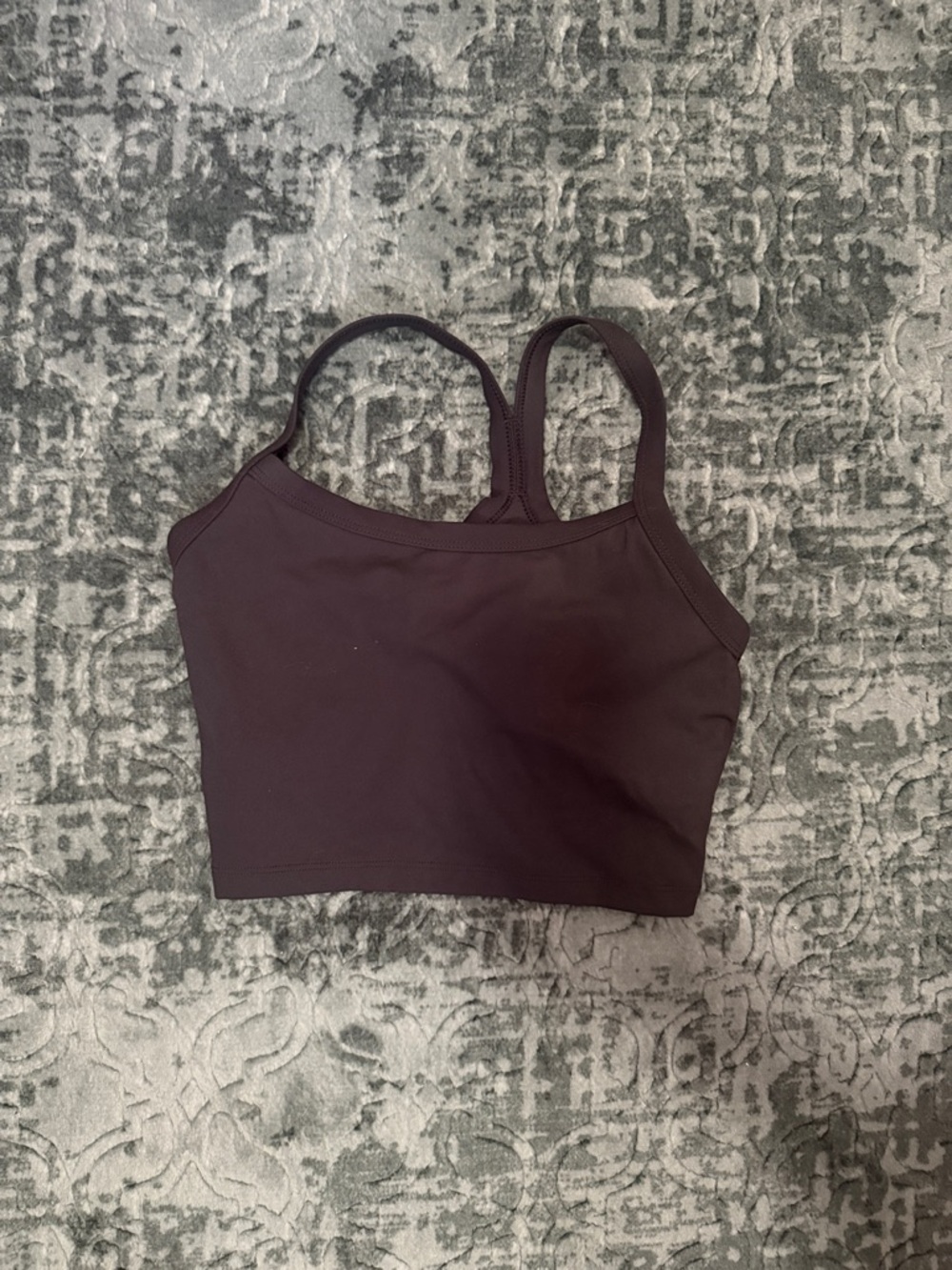 Adanola Crop Tank Top - Brown